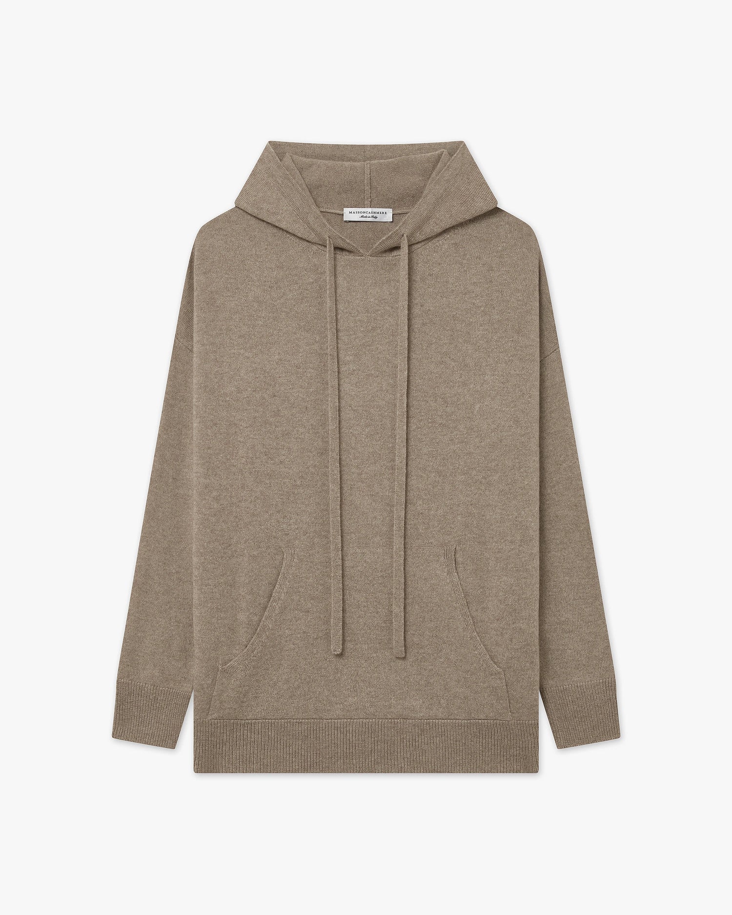 Kapuzenpullover Pulli Ohne äärmel Damen Velia Kaschmir Oversized