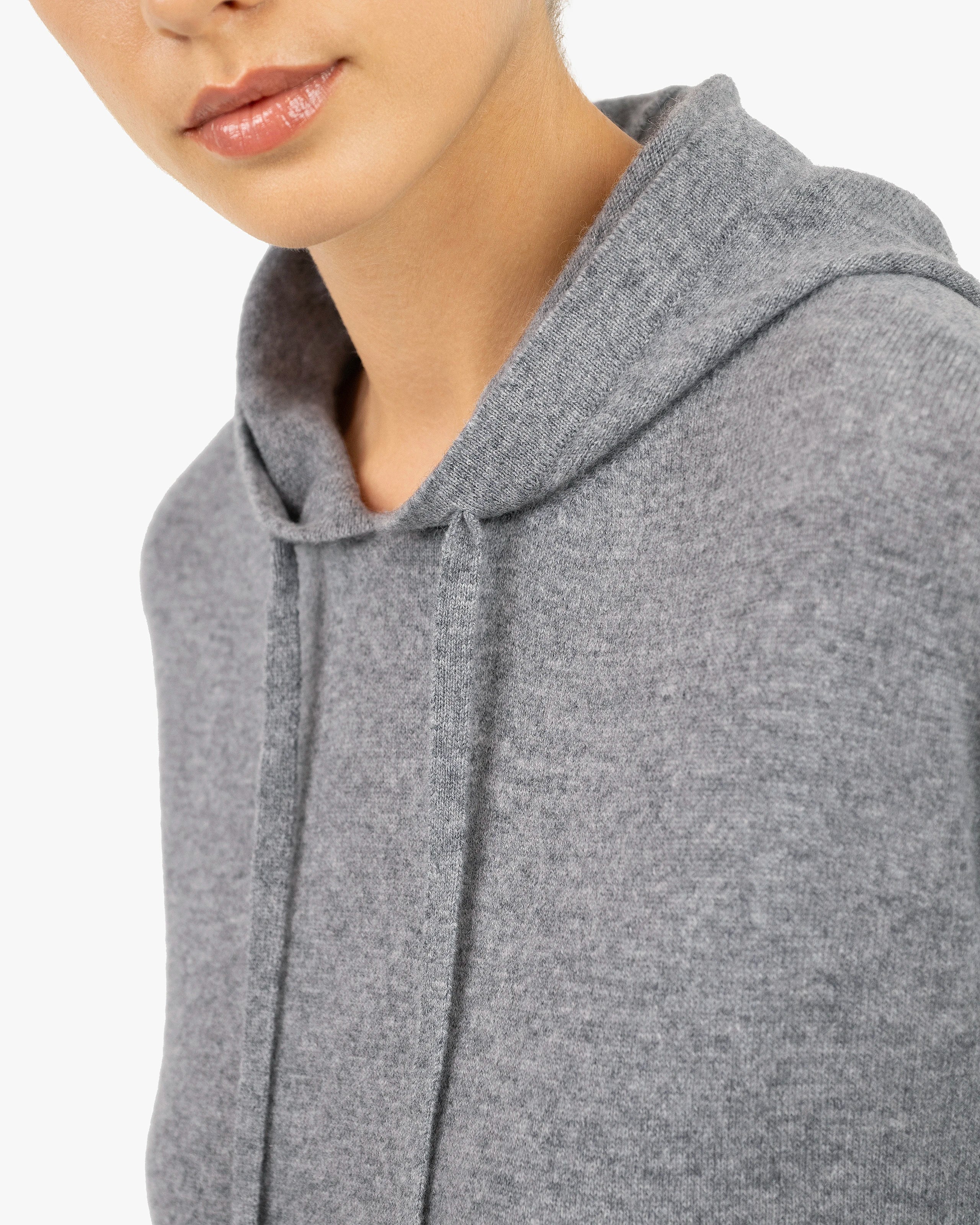 Women's Velia Maxi Hoodie - Medium Grey Cashmere