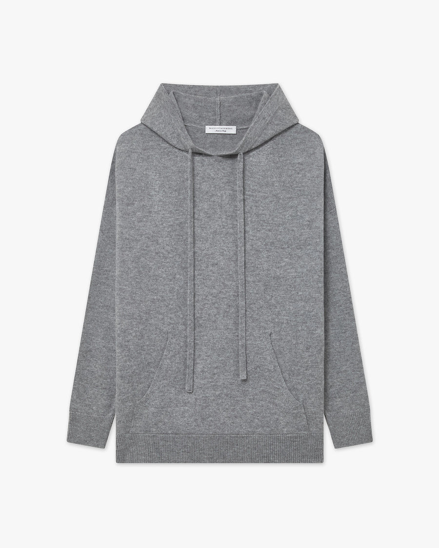 Women's Velia Maxi Hoodie - Medium Grey Cashmere