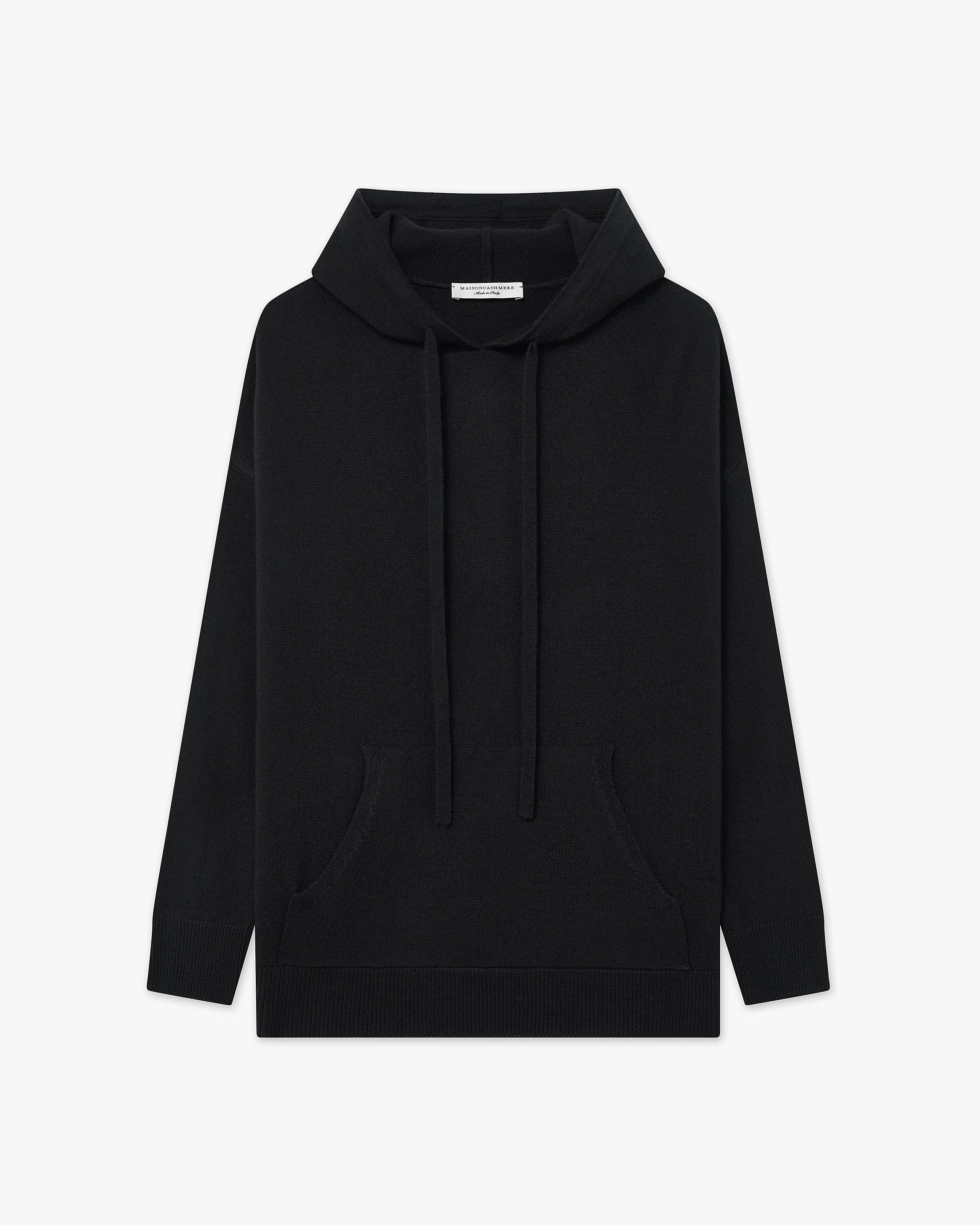 Women's Velia Maxi Hoodie - Black Cashmere