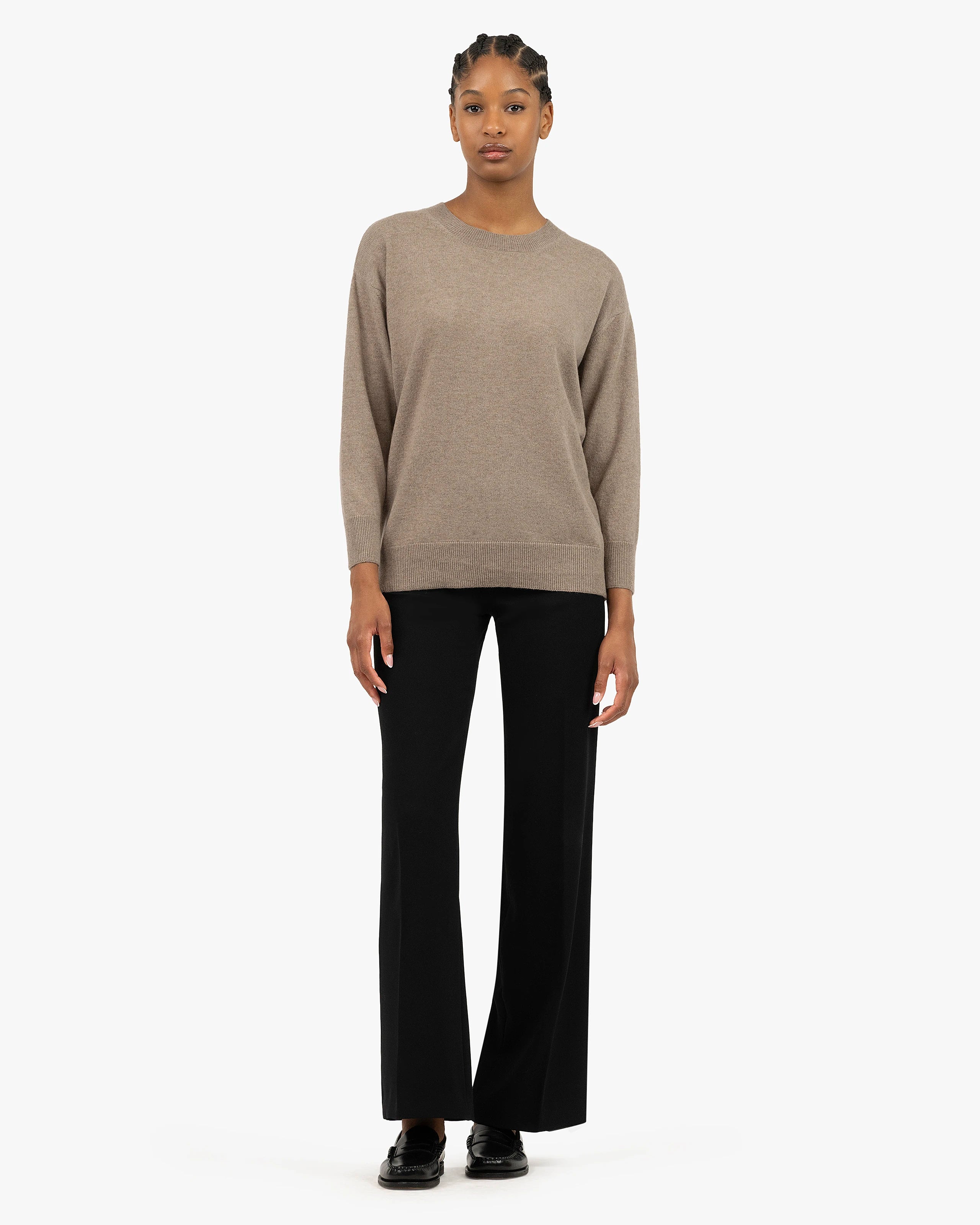 Velia Maxi Sweater - Taupe Cashmere
