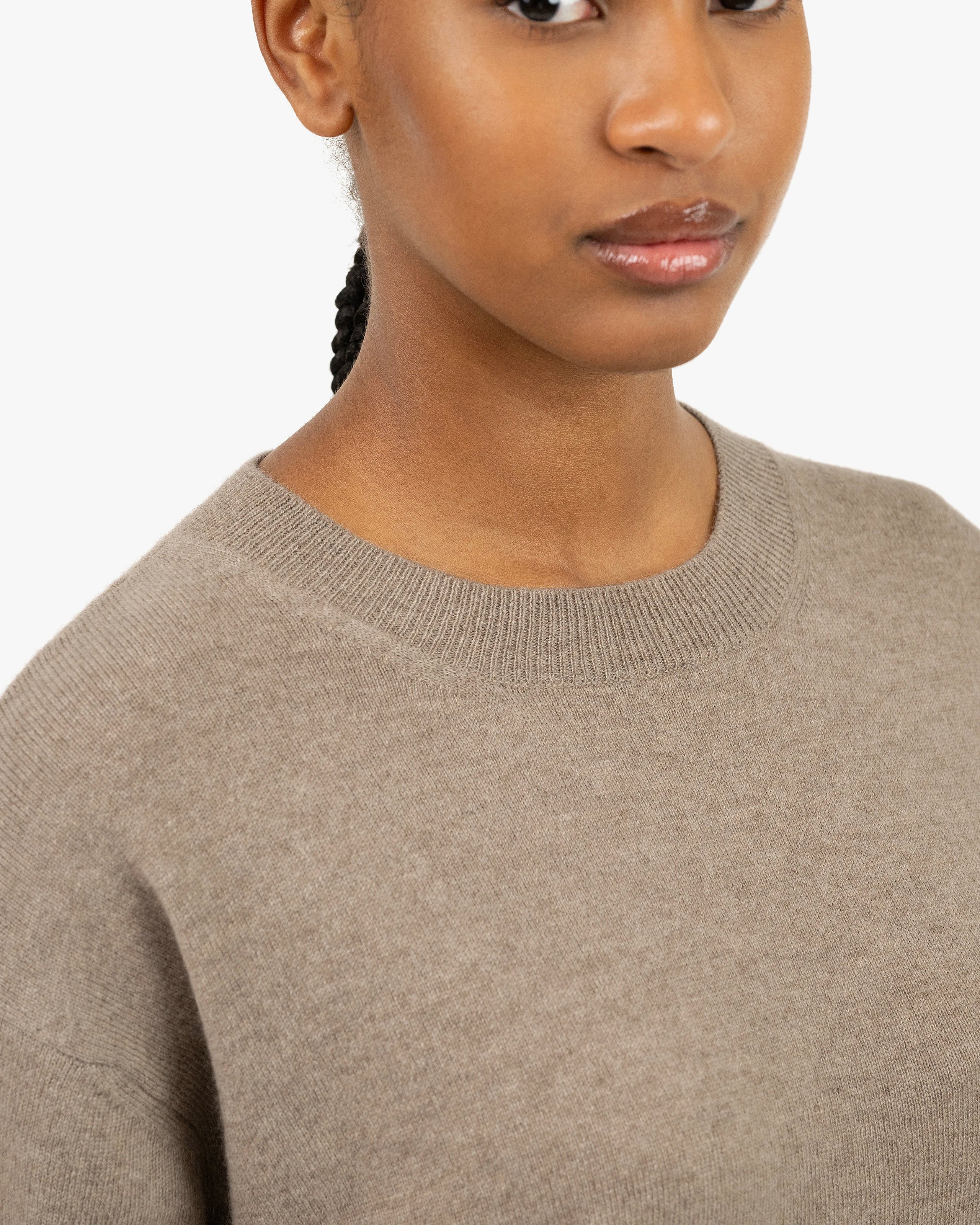 Velia Maxi Sweater - Taupe Cashmere