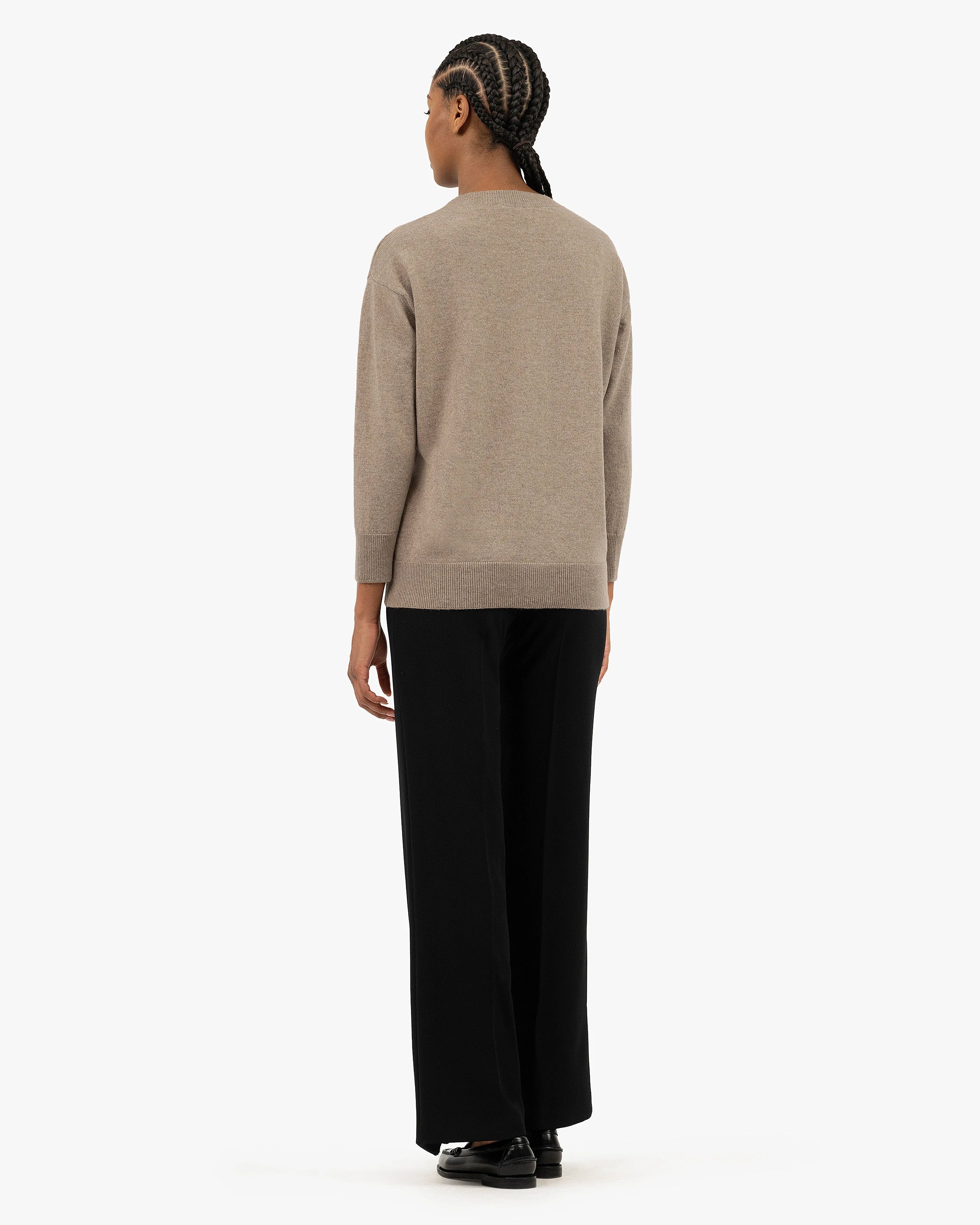 Velia Maxi Sweater - Taupe Cashmere