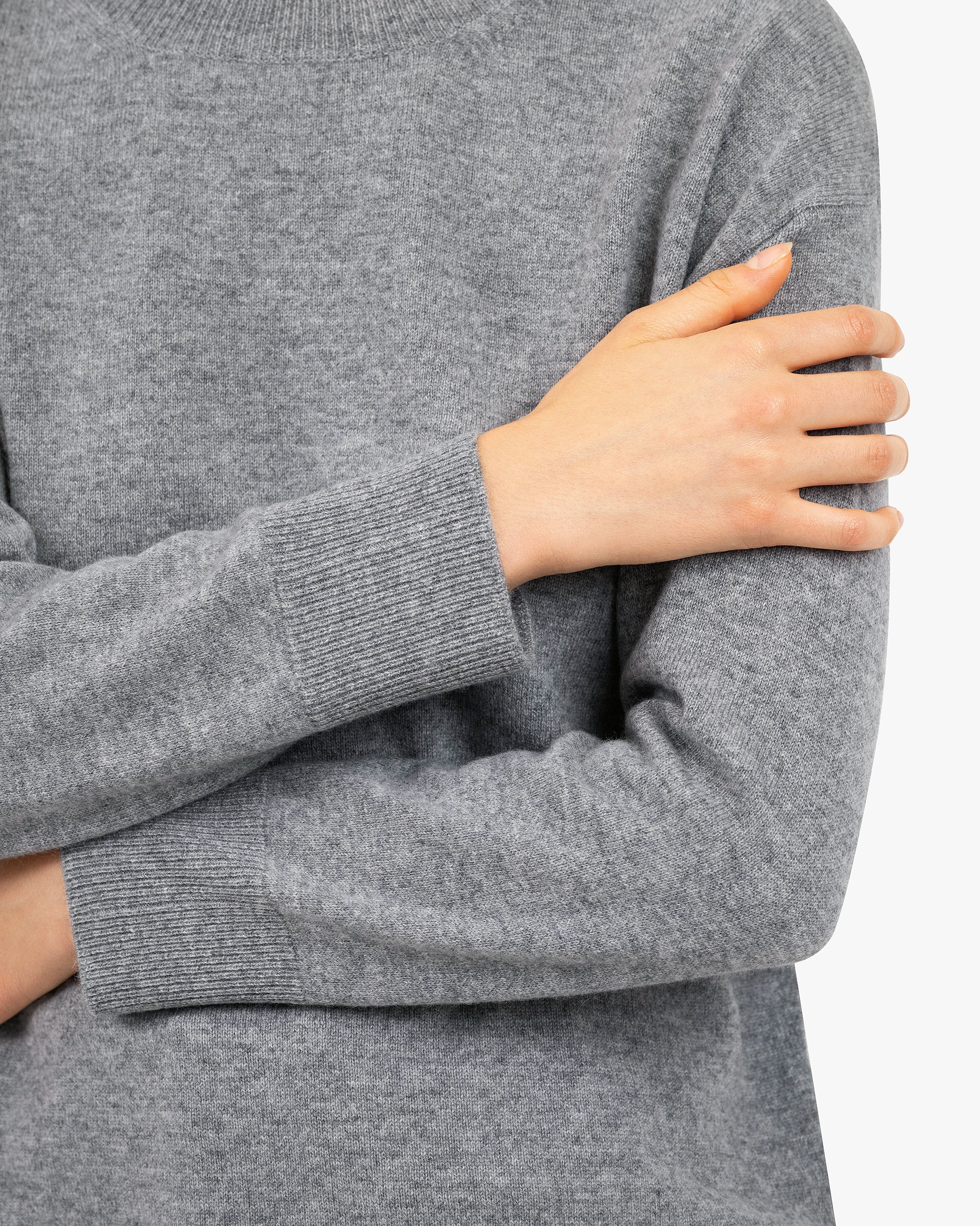 Velia Maxi Sweater - Medium Grey Cashmere