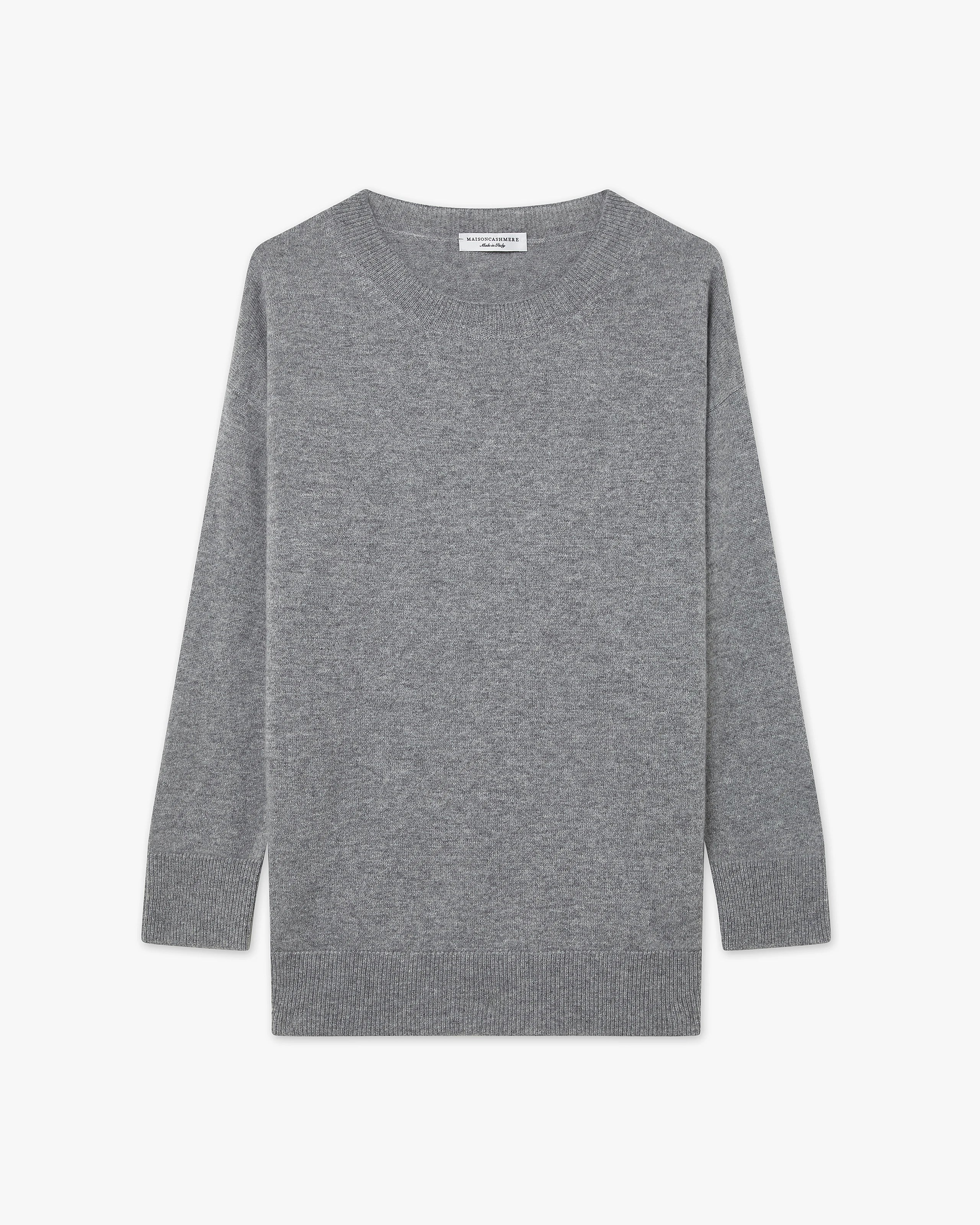 Velia Maxi Sweater - Medium Grey Cashmere