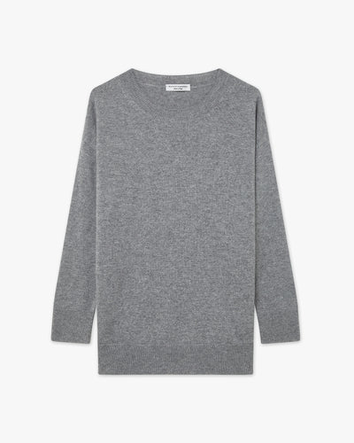 Velia Maxi Sweater - Medium Grey Cashmere