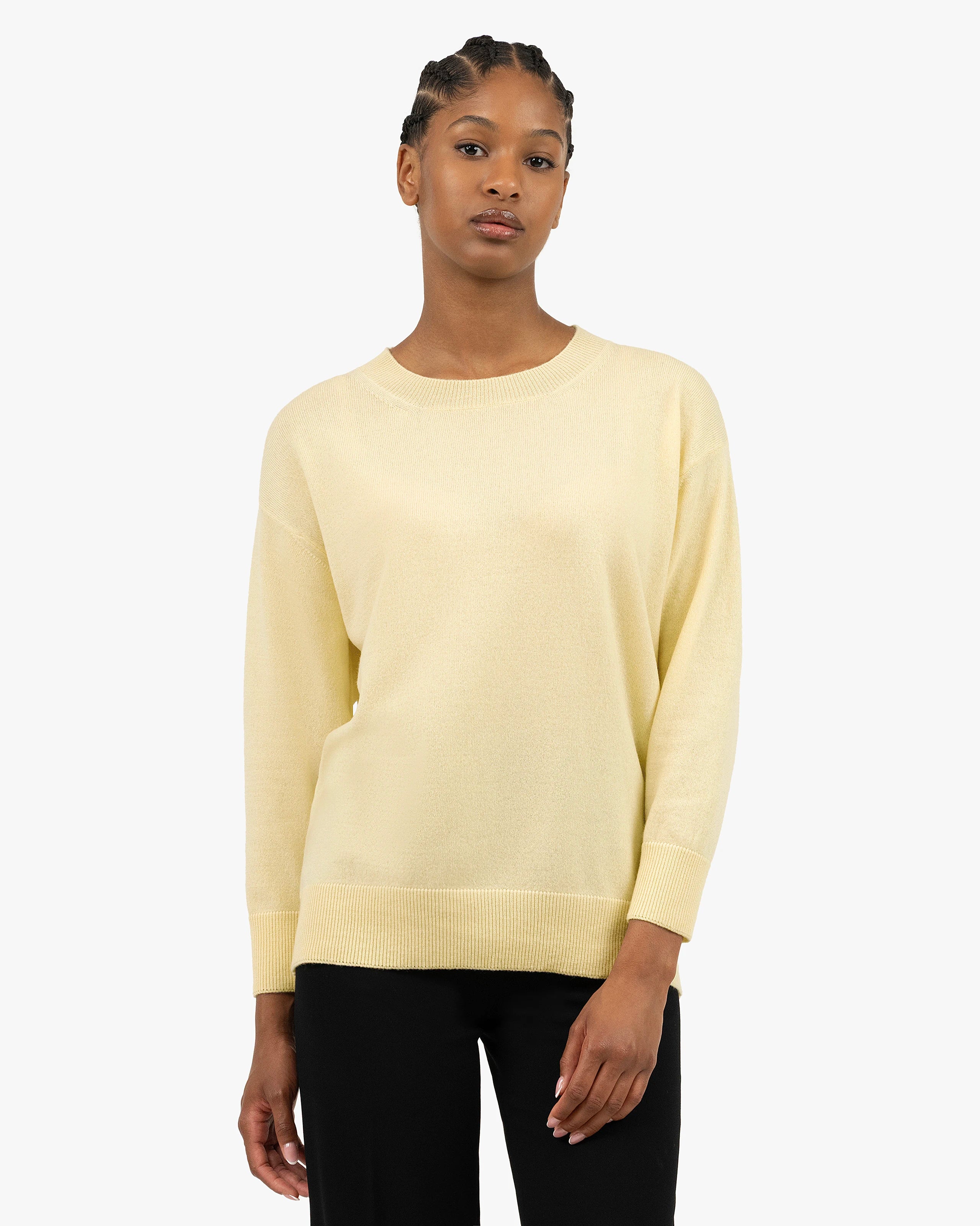 Velia Maxi Sweater - Yellow Cashmere
