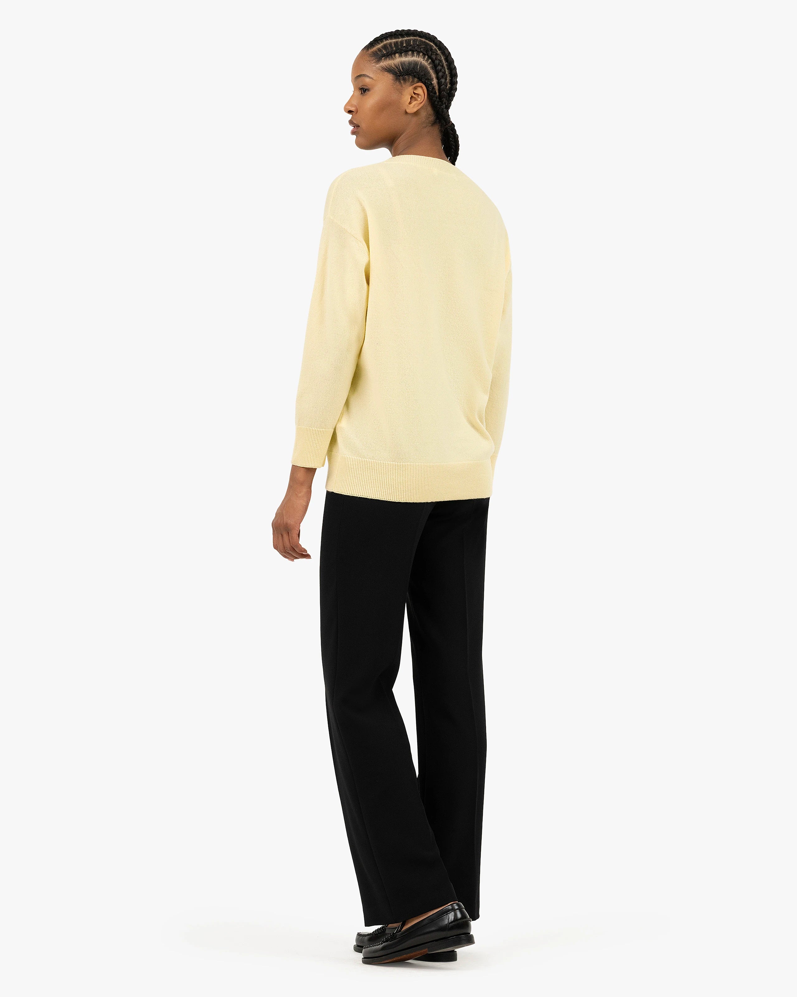 Velia Maxi Sweater - Yellow Cashmere