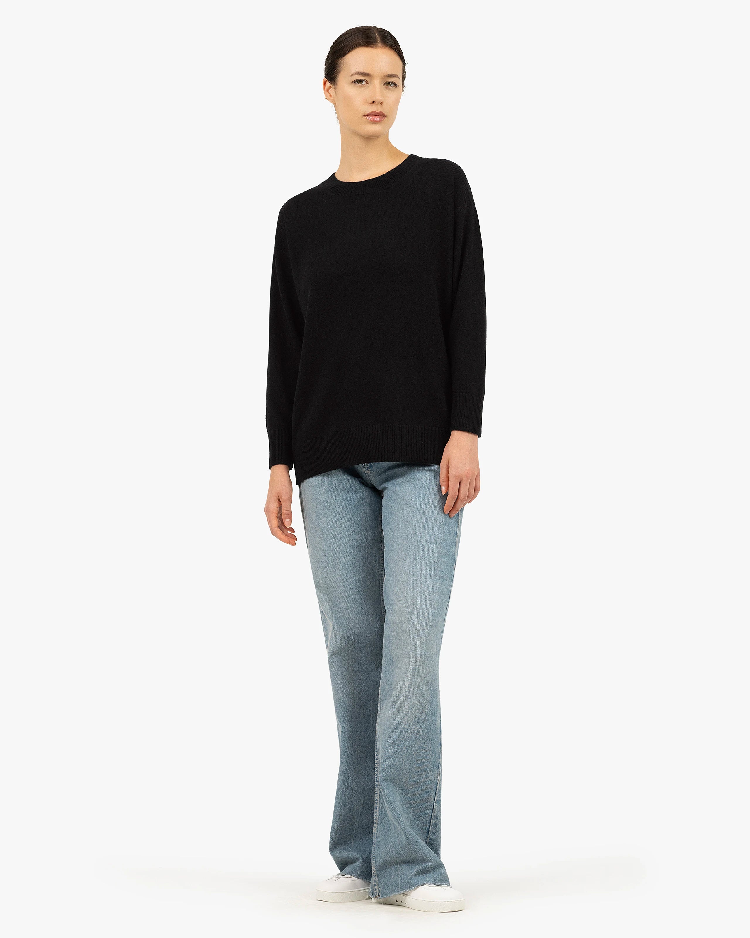 Velia Maxi Sweater - Black Cashmere