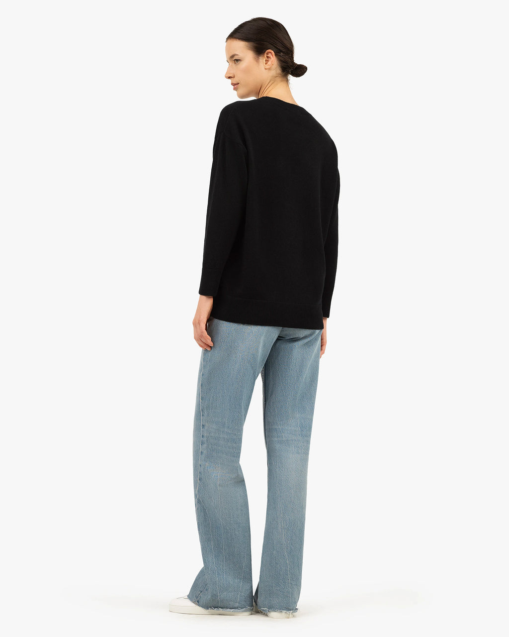 Velia Maxi Sweater - Black Cashmere