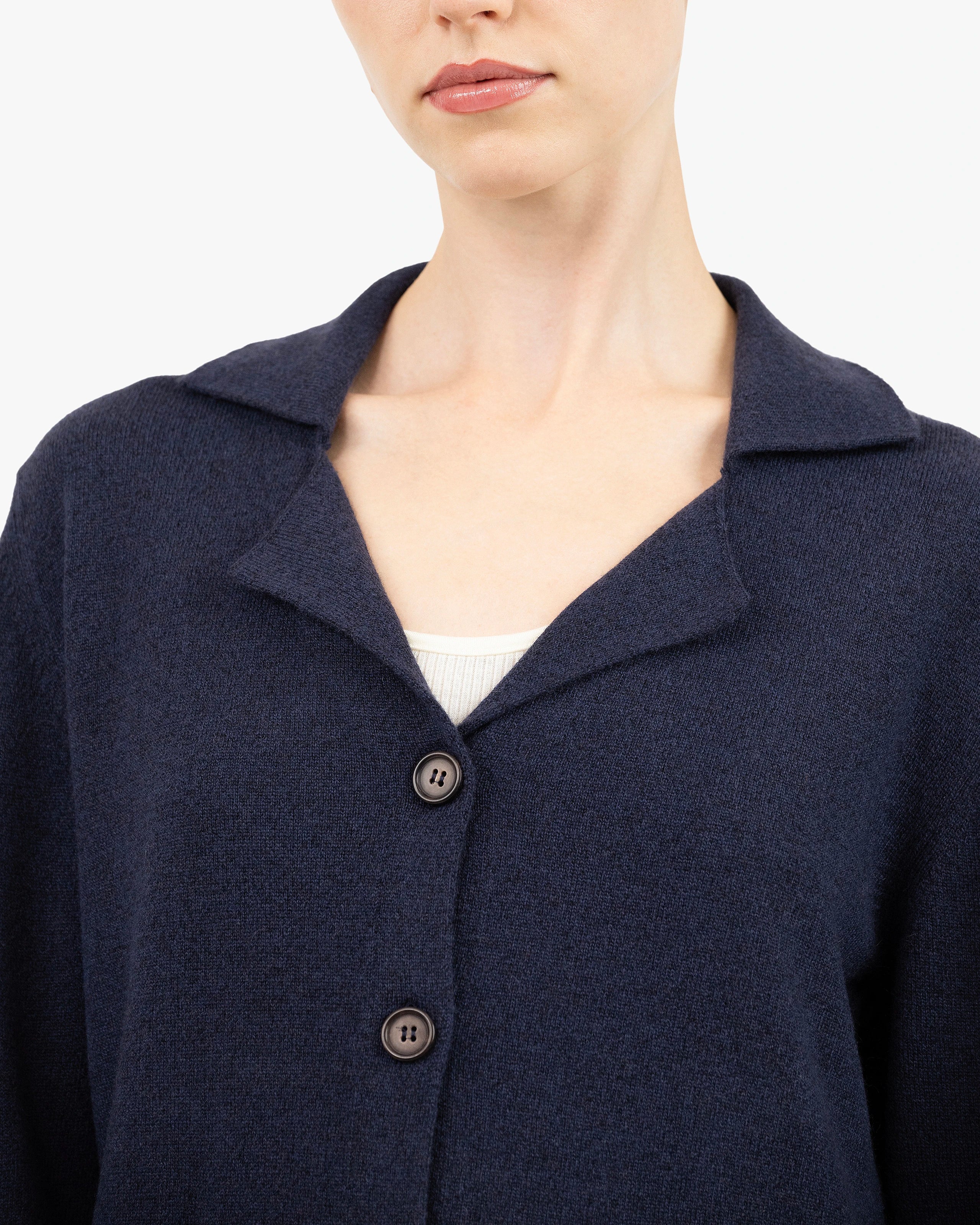 Siena Knit Blazer - Blue Merino / Cashmere