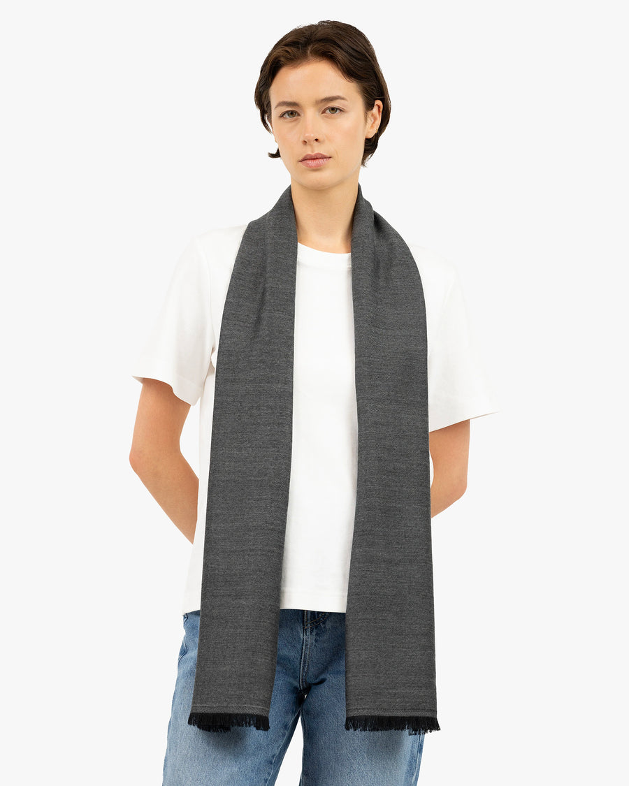 Positano Wrap - Grey Cashmere / Seta