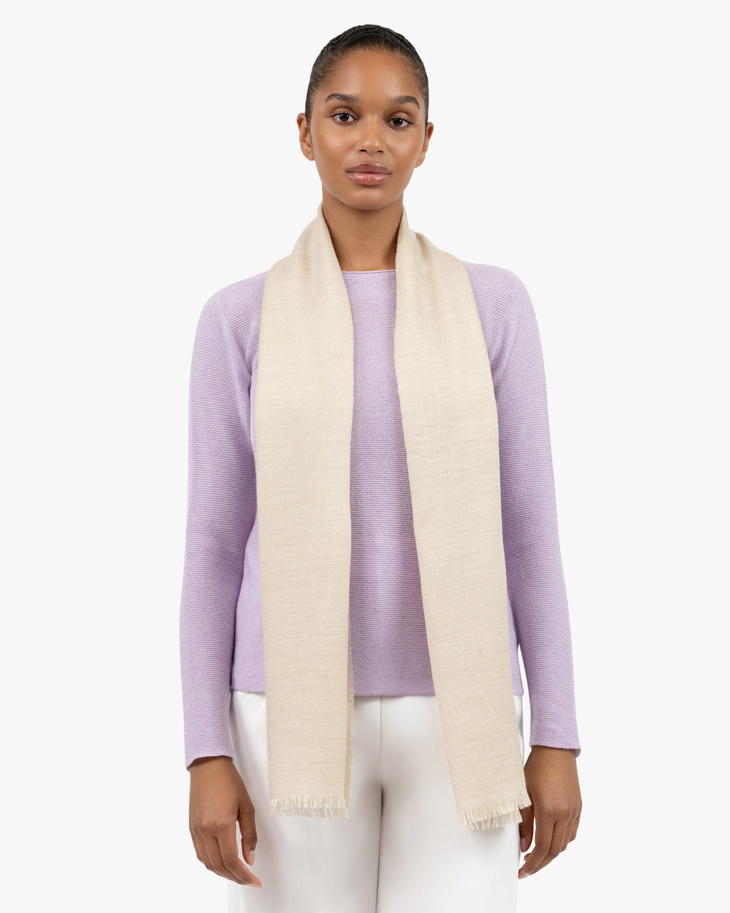 Positano Wrap - Beige Cashmere / Seta