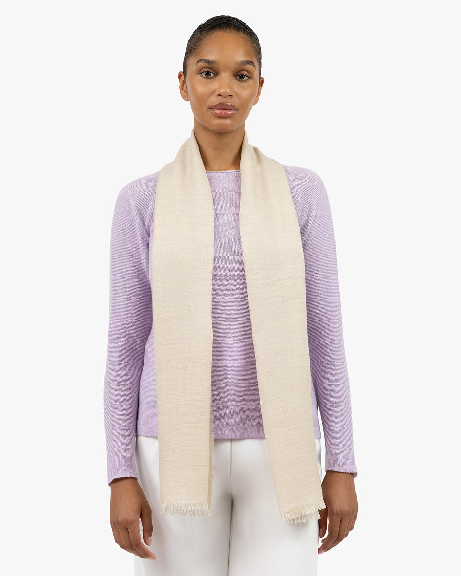 Positano Wrap - Beige Cashmere / Seta