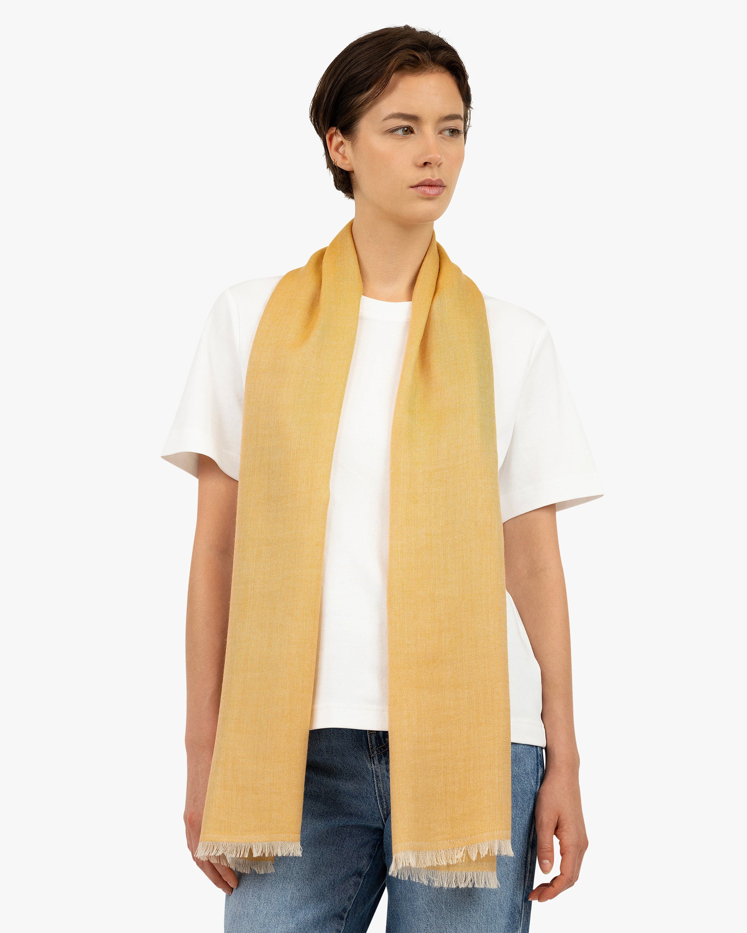 Positano Wrap - Yellow Cashmere / Seta